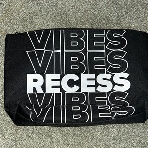 Recess Vibes Black Pouch